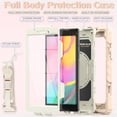 thumbnail image 5 of TECH CIRCLE Bumper Case for Samsung Galaxy Tab A7 (SM-T500) Tablet 10.4" 2020 Version, Shockproof Protective Cute Kids Case with Screen Protector & Hand Strap & Kickstand & Shoulder Strap, Rosegold, 5 of 7