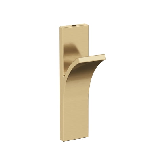 Amerock Apex Contemporary Single Prong Champagne Bronze Wall Hook