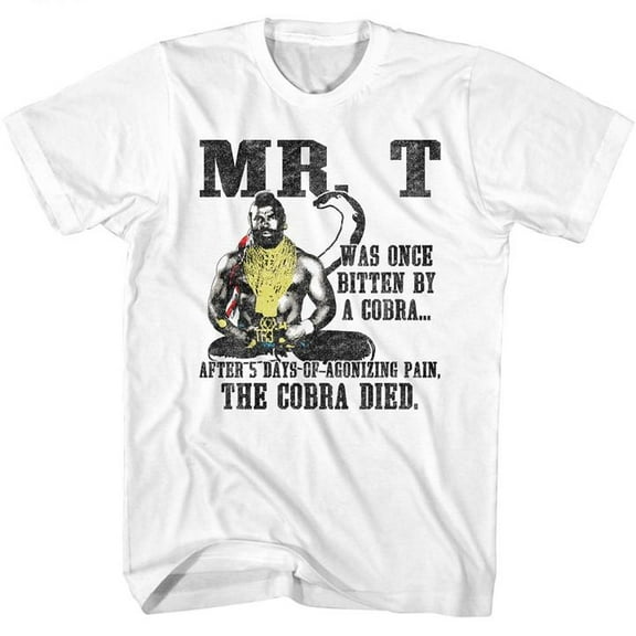 Mr. T Dedsnek White Adult T-Shirt 4Xl