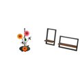 thumbnail image 1 of Juego de portarrollos de papel y estantes de pared de madera antideslizantes, estante vertical para pañuelos, estilo rústico moderno, ideal para el ho, 1 of 8