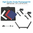 thumbnail image 2 of PYLE PSTDKT4 - Compact Studio Photography Kit - Photo & Lighting Booth Box with Included Lights & Camera Stand (16’’ -inch Cube), 2 of 4