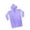 violet, variant on Poncho Raincoat Long Compact EVA 3D with Hood for Camping Water Rides