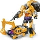 thumbnail image 3 of Robot de transFormación 6 en 1 para niños, juguete de transFormación, Robot KO GT, Figura de acción, excavadora, grúa, camión de ingeniería, modelo, 3 of 4