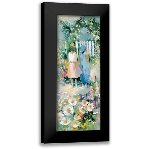 Camel, Stefanie 8x14 Black Modern Framed Museum Art Print Titled - Best buddies