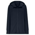thumbnail image 6 of Men's Lightweight Jackets Sun Protection Plus Size Full Zip Long Sleeve Hooded Big & Tall Coat for Men Outwear Jackets with Pockets Navy XXL, 6 of 8