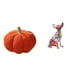 thumbnail image 1 of Encantadora Escultura De Peluche De Cachorro De Calabaza, Cojín Decorativo Y Adorno De Chihuahua Multicolor Para Una Decoración Acogedora De Dormitorio Y Sala De Estar., 1 of 8