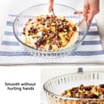 thumbnail image 4 of 10 Inch Round Pie Plate Glass Pie Pan for Baking Deep Round Pie Plate Dish Great For Apple, Pumpkin, Holiday Pies,Oven Safe Tray (1), 4 of 7