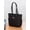 Black, variant on Back to School Minimalist Business Laptop Tote Bag, Multi Pocket 15.6 Inch Student Work Shoulder Purse for Women, Beige