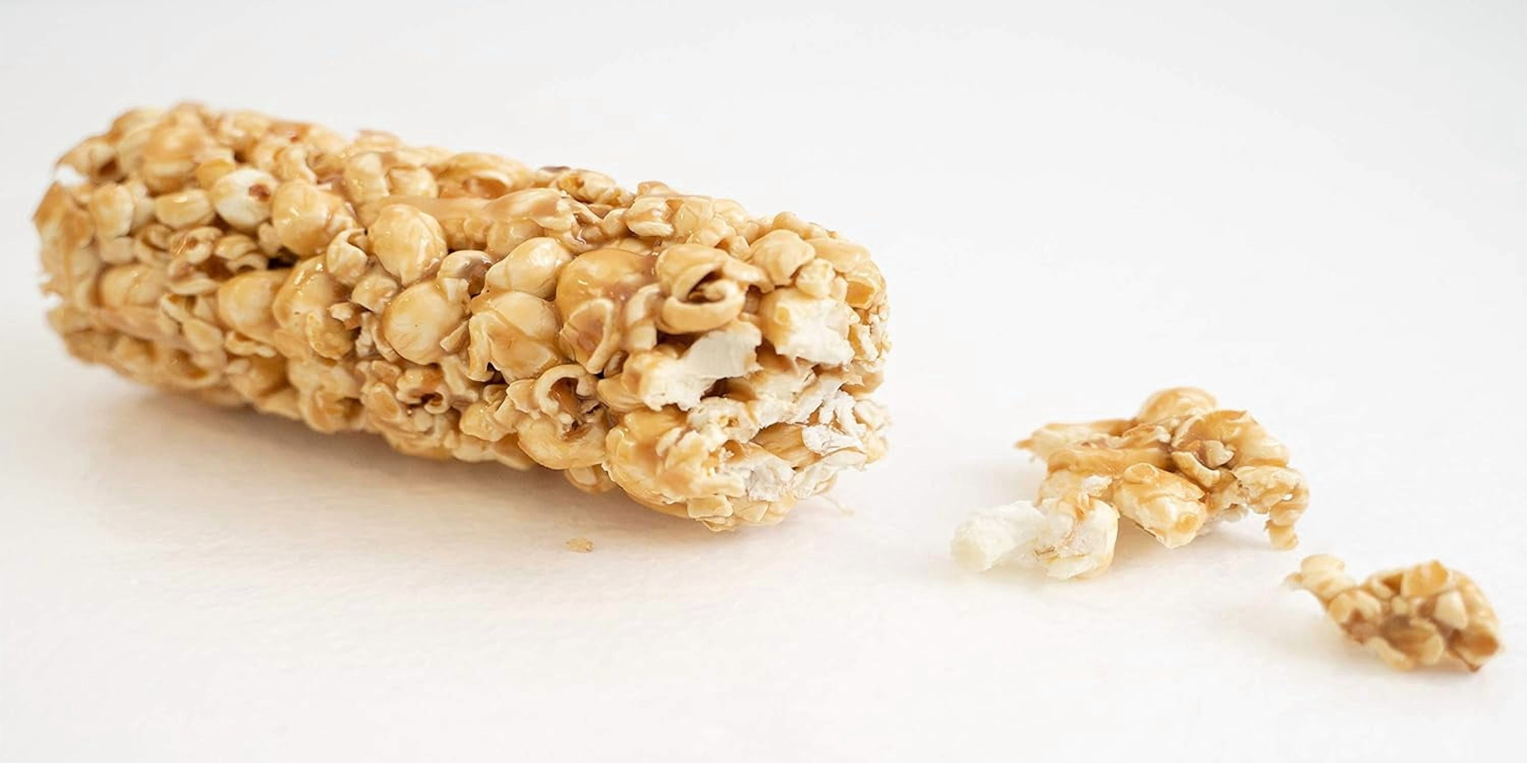 Caramel Cob Soft Caramel Popcorn – 16 Individually Wrapped 2.5 oz Bars – Gluten-Free, Peanut & Tree Nut-Free – Gooey Taste –Classic Sweet Snack