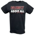 thumbnail image 5 of Roman Reigns Family Above All Black T-shirt, 5 of 6