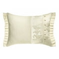 thumbnail image 2 of J. Queen New York  Button Accent Luxe Boudoir Pillow Ivory, 2 of 4