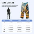 thumbnail image 2 of Mens Pajama Pants Bottoms with Pockets - Vivid Eyeball Hillscape Comfy Mens Pj Pants, Soft Men Lounge Pants, 2 of 5