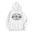 thumbnail image 4 of Women Casual Lightweight Hoodie Sweatshirts Long Sleeve Letter Graphic Printed Loose Pullover Sweatshirts Tunic Sweatshirt L Hoodie Hoodies for Women Athletic Sweatshirts for Women Womens Hoodie with, 4 of 4