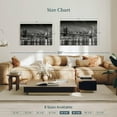 thumbnail image 4 of Elephant Stock Brooklyn Bridge Nightly Impressions Wall Art - Horizontal Canvas Wall Art - Living Room Wall Decor - Places Canvas - Gray And Black Decor By Melanie Viola - 45" x 30", 4 of 8
