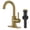 Brushed Gold-Classic, variant on Classic Black and Gold Bathroom Sink Faucet 1 or 3 Hole with Pop Up Drain