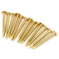 thumbnail image 1 of Brass Nails Strong Fastening Function,  Brass Material for Home Furniture Hinges, 100 Pieces Round Head, Easy Installation, Replacement for Old Ones, 1 of 7