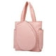 thumbnail image 4 of Bolsa de tenis, mochila de pickleball, bolsa de nailon con cremallera y bolsillo para raquetas Rosa, 4 of 8