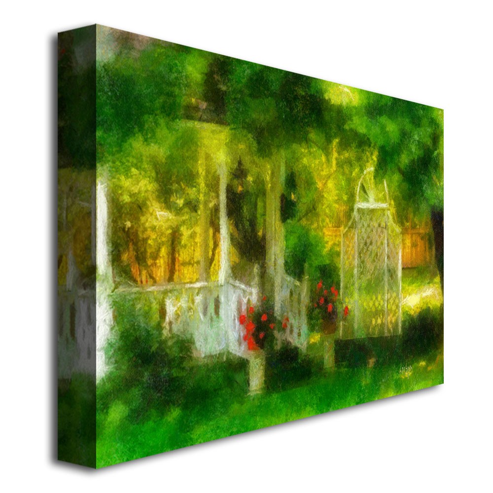 Trademark Fine Art "Secret Garden". Canvas Wall Art by Lois Bryan