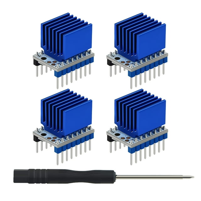 Amdohai TMC2208 V1.2 Stepper Motor Driver Module 4pcs with Flathead Screwdriver for 3D Printer Controller Boards Parts