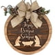 thumbnail image 2 of Guirnalda De Navidad De Belén Para Puerta Delantera, Colgador De Puerta De Ventana De Pared Interior Al Aire Libre Serendint HA038684-00, 2 of 6