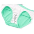 thumbnail image 6 of Serdomi Girls One Piece Swimsuit Trendy Purple Mint Rib Knit Color Block Side-Cutout Bathing Suit for Little & Big Kids Size 10, 6 of 8
