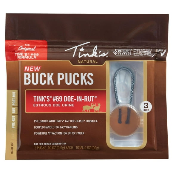 Tink's W5280BL Cintres parfumés synthétiques Buck Pucks, paquet de 3