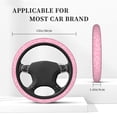 thumbnail image 5 of Haiem Breast Cancer Awareness Print Steering Wheel Cover 15 Inches for Women Men, Neoprene Anti-Slip Steering Wheel Grip Wrap Car Accessories Protective Case Cover for Vehicle Truck SUV, 5 of 8