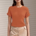 thumbnail image 2 of Womens Athletic Tops Womens Loose Fit Running Tops Short Sleeve Raglan Shirt Women T Shirts Summer Tee Women Summer dish Top Lightweight Workout Shirts Compression T Shirt Short Orange L, 2 of 4