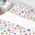 thumbnail image 4 of Designart 'Herbal, Gemstones, Flowers, Insects & Feathers' Bohemian & Eclectic Duvet Cover Set, 4 of 4