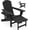 Black, variant on KINGYES Folding Adirondack Chair