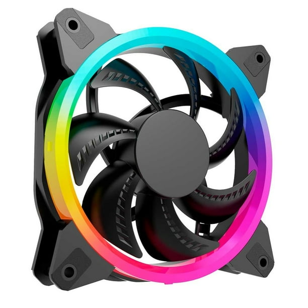 Ventilador ocelot gamer para gabinetes Medida 120mm tipo arcoiris ogf01 Ocelot Gaming OGF01