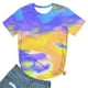 thumbnail image 5 of Fiudx Ofertas Flash Del Día Solo En Línea Blusa de Manga Corta con Cuello Redondo y Pantalón Corto Informal para Mujer a La Moda, 5 of 5