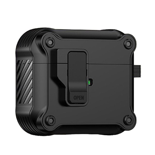 Cubierta de bloqueo de seguridad a prueba de golpes para AirPods Pro 2 3 Case - Protección mejorada