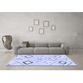 thumbnail image 3 of Ahgly Company Indoor Rectangle Solid Blue Modern Area Rugs, 6' x 9', 3 of 4