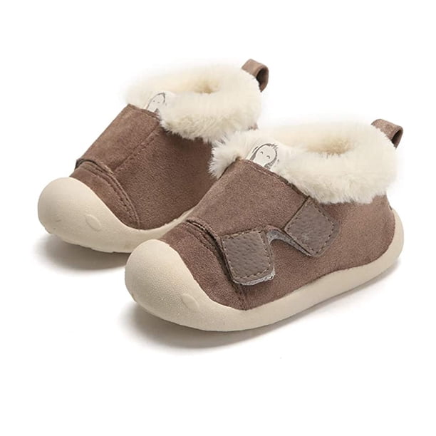 Zapatos de algodón para bebé de 1 a 3 años, zapatos para niño pequeño, suelas suaves para invierno