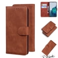 thumbnail image 1 of SaniMore Wallet Case for Samsung Galaxy S23 6.1 inch, Magnetic Clasp Flip Kickstand Luxury PU Leather Cover Built-in Cash & Card Slots RFID Blocking for Samsung S23, Brown, 1 of 7