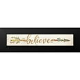 thumbnail image 2 of Rae, Marla 14x6 Black Modern Framed Museum Art Print Titled - Believe Arrow, 2 of 5