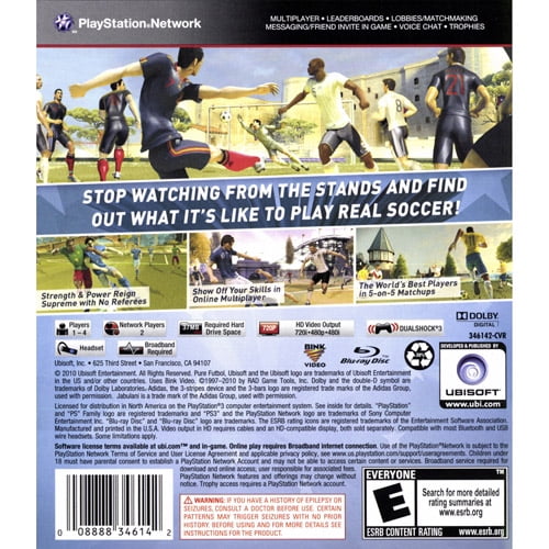 Lake Taupo Ellende dorst Ubisoft Pure Futbol (PS3) - Walmart.com