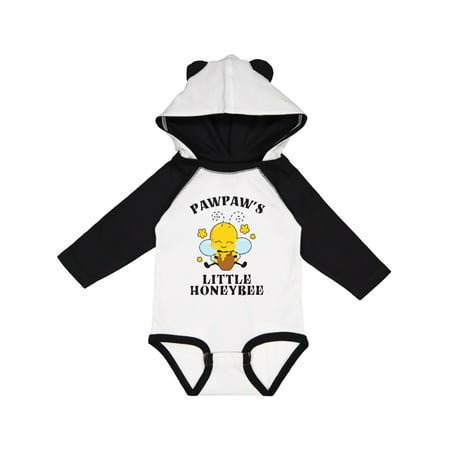 

Inktastic Cute Bee Pawpaw s Little Honeybee with Stars Gift Baby Boy or Baby Girl Long Sleeve Bodysuit