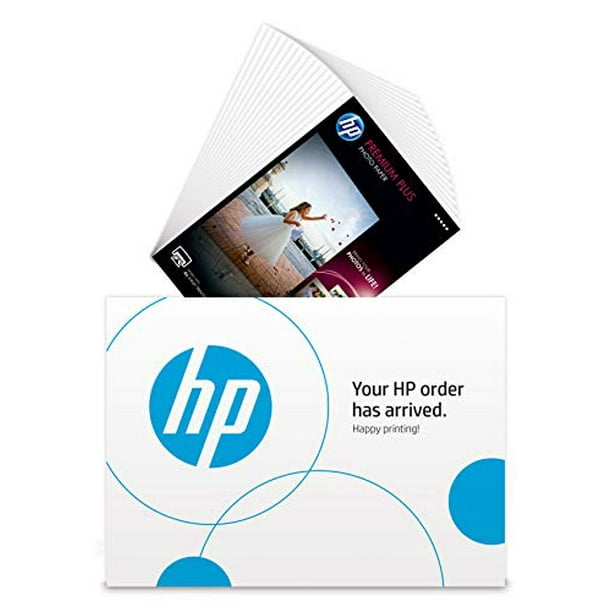 HP Premium Plus Photo Paper Glossy 4x6 25 Sheets (4WN03A