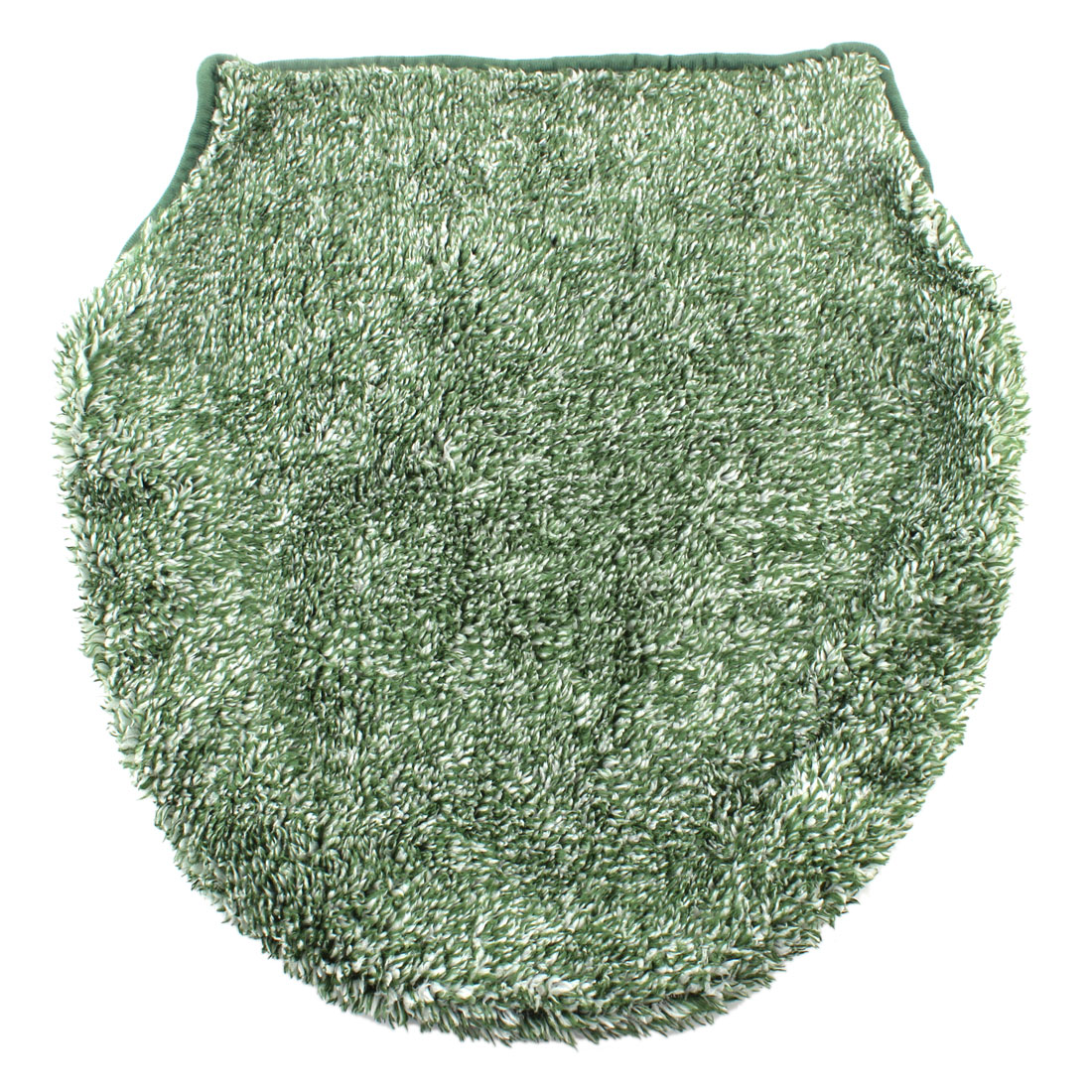 Bathroom Warmer Washable U Shaped Toilet Lid Rug Cover Pads Green