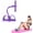 6 Tube-Purple, variant on Pedal Resistance Band With Handle,6 Tube Pedal Resistance Device,Natural Rubber Pedal Puller,Tube Pedal Resistance Band,Exercise Bands With Handles,Lexi Resistance Band With Handles