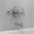 thumbnail image 2 of HEALTHCRAFT Cresent Ring, ADA Compliant Grab Bar, Bath And Shower Safety, Water Resistant, Stainless-steel Wall-Mounted Grab Bar, For Elderly Adults,Seniors or Handicapped,Up To 500Lbs,Polished Chrome, 2 of 3