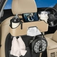 thumbnail image 5 of Car Seat Back Organizer - Stylish & Functional Storage for Family Adventures - Cup Holders, Tissue Box & Hooks - Perfect for Kids, Road Trips & Travel, 5 of 5