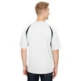 thumbnail image 3 of A4 100% POLY CLRBLK PERFORM T (WHITE/ BLACK M), 3 of 4