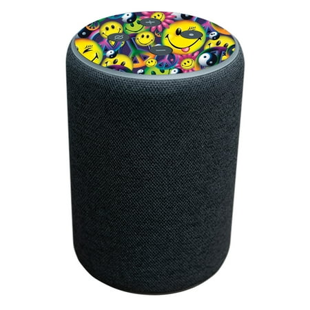 Skin for Amazon Echo Plus (2nd Gen) - Peace Smile | Protective, Durable, and Unique Vinyl Decal wrap cover | Easy To Apply, Remove, and Change