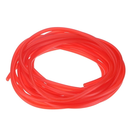 Uxcell 6 Meter Natural Latex Rubber Tubing, 1.7x4.5mm(IDxOD) Rubber Tube Hose, Red