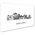 thumbnail image 2 of Trademark Fine Art 'Oakland California Skyline WB-BW' Canvas Art by Marlene Watson, 2 of 3