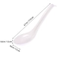 thumbnail image 2 of LEEYNEER Long Handle Soup Spoons  Kitchen Plastic Tableware 12pcs, 2 of 5