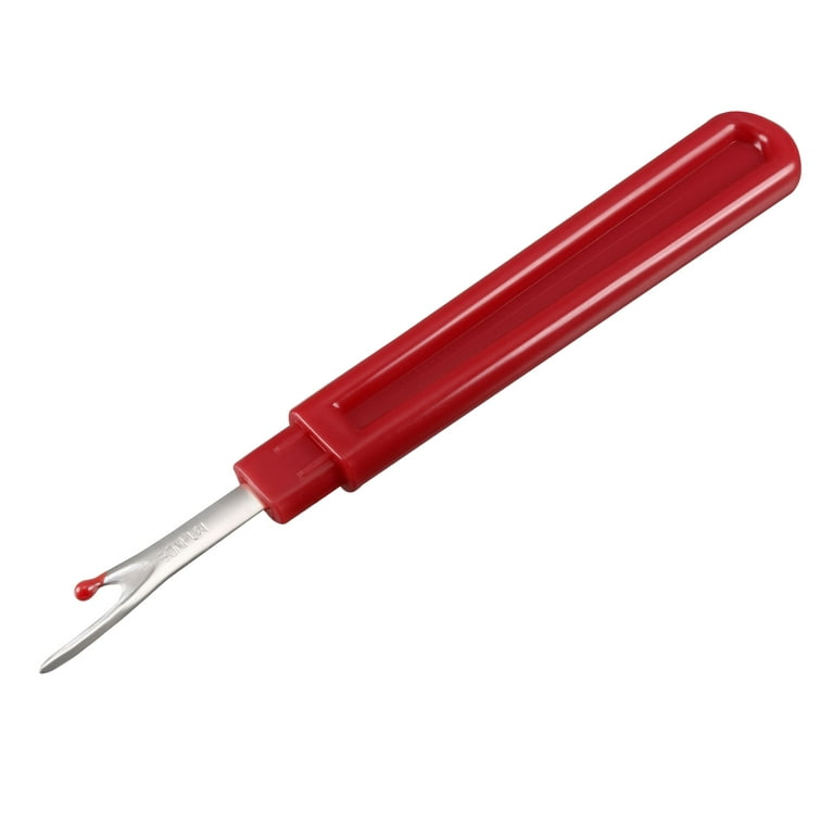 Uxcell 0.2cm Grip Sewing Seamstress Tailor Seam Cutter Tools Red Plastic, Size: 13.5 x 0.2cm/ 5.3 x 0.008''(Large*W)